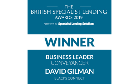 David Gilman Blacks Solicitors LLP Leeds, BSLA 2019 Winner